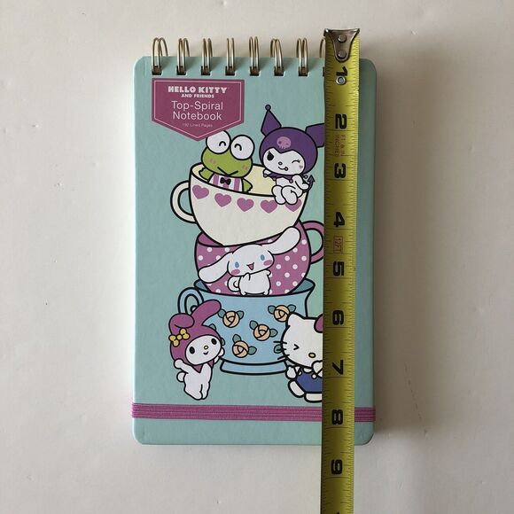 Hello Kitty and Friends In Teacups Top Spiral Notebook 192 Lined Pages New - Picture 9 of 11